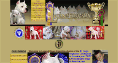 Desktop Screenshot of legenddogos.com